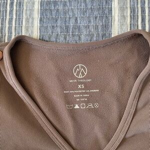 Move Theology Brown Women's Blouse